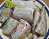 صورة لخطوة 1 من وصفة سمك معكرونه وارز وسلطه خضراء 😋😋😋😋😋