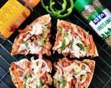 चीज़ रोटी पिज़्ज़ा (Cheese Roti pizza recipe in hindi) रेसिपी चरण 3 फोटो
