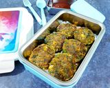 A picture of step 10 of Corn Spinach Besan Tikki.