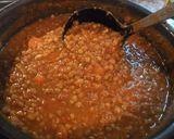 A picture of step 5 of Lentils stew.