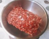 Hình bước làm 1 của món BÒ viên