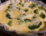 Une image de l'étape 3 de Tarte brocolis et fromage de brebis.