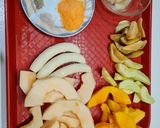 A picture of step 1 of Fruit chaat.