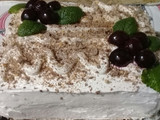 Torta chocolate, crema y Dulce🎂😋😍