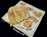 عکس مرحله 9 از دستور نان کراکر با خمیر ترش 😋😍
