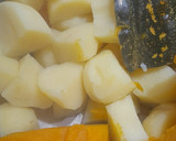 Foto del paso 4 de la receta: Matambrito en barbacoa y 4 quesos con puré mixto
