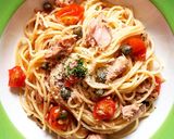 Foto langkah ke 6 dari resep Spicy Tuna and Tomato Pasta with Cappers.