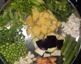 ઉંધીયુ (Undhiyu Recipe In Gujarati) રેસીપી સ્ટેપ2ફોટો