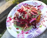 A picture of step 10 of Aloo tikki chaat.