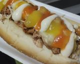 Foto del paso 9 de la receta: Perrito🌭caliente🥓de pollo🍗y tocineta🌭hawaiano🍍