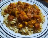 Foto do passo 5 de Macarrão ao molho de bacon e calabresa