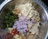 A picture of step 2 of Healthy Makhana Tikki.