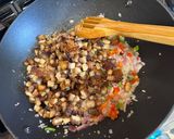 A picture of step 3 of Pork Belly Sisig Street Taco.