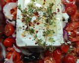 Mediterrán sült feta zöldségekkel recept fázis 3 fotója