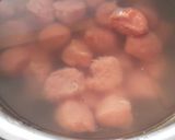 Foto langkah ke 4 dari resep Bakso Ayam dan Sapi.