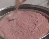A picture of step 8 of Beetroot Tricolour Steam Dhokla.
