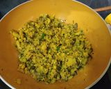 A picture of step 2 of Karela Bharta.