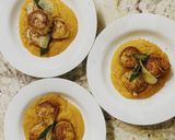 A picture of step 8 of Seared Scallops with Root Vegetable.