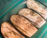 Foto del paso 3 de la receta: Berenjenas rellenas rápidas en el microondas: Batch cooking saludable