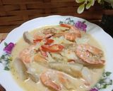 Gambar langkah 4 resipi 12:11:24 - TERUNG & KOBIS MASAK LEMAK PEDAS BERSAMA UDANG.