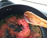 Foto del paso 2 de la receta: Fideos con albahaca, tomate y champiñones