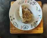 Une image de l'étape 10 de Farfalles bacon champignons sauce camembert.