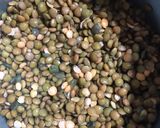 A picture of step 1 of Masoor Dal curry.