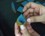 A picture of step 6 of Diya Mathri.