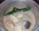 Gambar langkah 3 resipi Bubur Candil Durian.