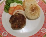 รูปขั้นตอนการทำที่ 5 ของ เบอร์เกอร์เนื้อขนมปังขาว