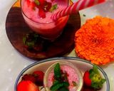 स्ट्रॉबेरी शेक (strawberry shake recipe in hindi) रेसिपी चरण 4 फोटो