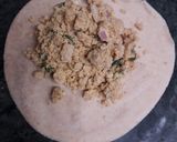 A picture of step 3 of Sattu ka paratha.