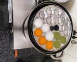 A picture of step 3 of Healthy Colourful Mini Idlis.