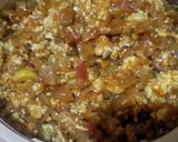 A picture of step 3 of Paneer bhurji.