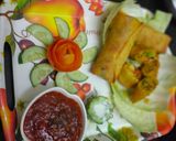 A picture of step 6 of Homemade spring roll.