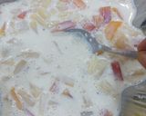 A picture of step 2 of Creamy fruits salad.