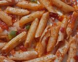 A picture of step 18 of Pasta Pizza.