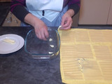 Lasaña de alcachofas y foie gras