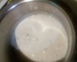 A picture of step 2 of Macaroni in white sauce.