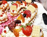 Une image de l'étape 7 de Numbers cakes génoises.
