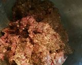 A picture of step 2 of Mushroom Blended Burger (First Attempt).