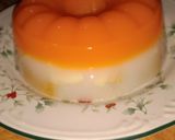Foto langkah ke 8 dari resep Puding mangga lapis tawar santan.