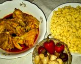Pörkölt csirkecombból, és szárnyból recept fázis 5 fotója