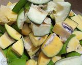 A picture of step 1 of Mango mix achar.