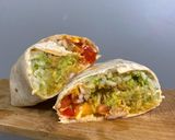 A picture of step 7 of Chicken and Rice Burrito.