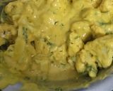 A picture of step 2 of Cauliflower bhajiya #Endofyearchallenge.