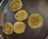 A picture of step 7 of Green chickpeas spiral kachori.