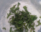 A picture of step 3 of Three coloured Cucumber Roll's Up.