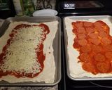 A picture of step 1 of Pizza Braid.