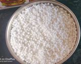 A picture of step 1 of Sabudana Tomato Potato Chakri.